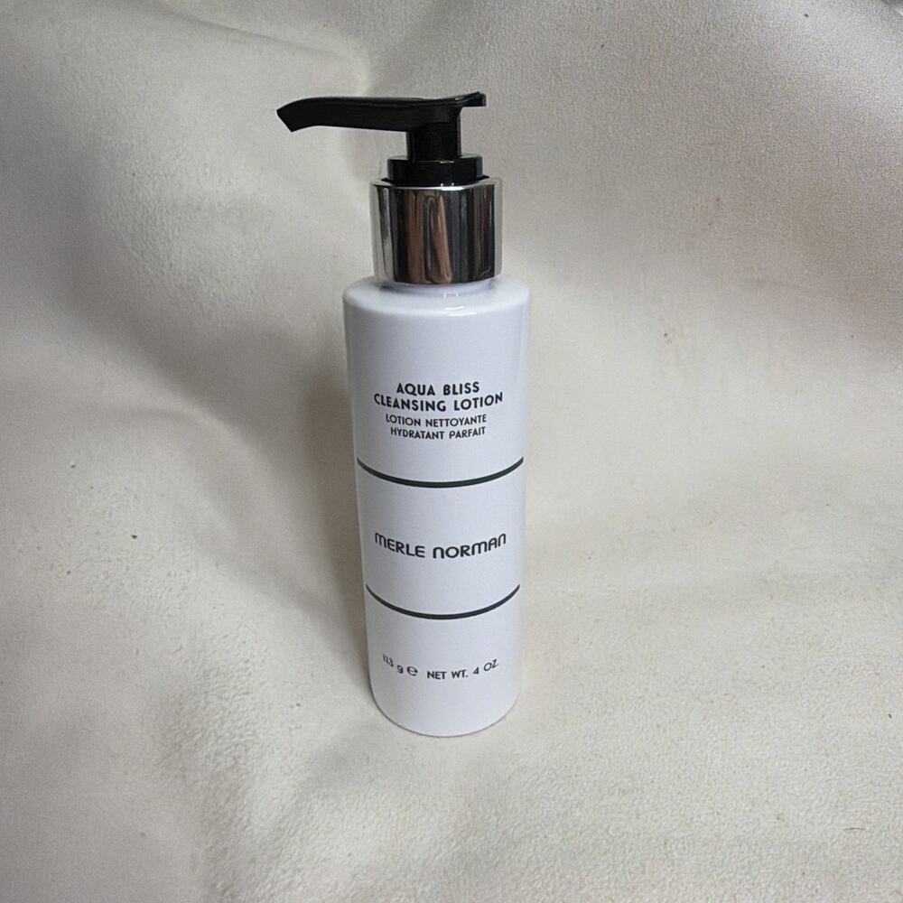 No Box Merle Norman AQUA BLISS CLEANSING LOTION 4oz. New. Fast Shipping